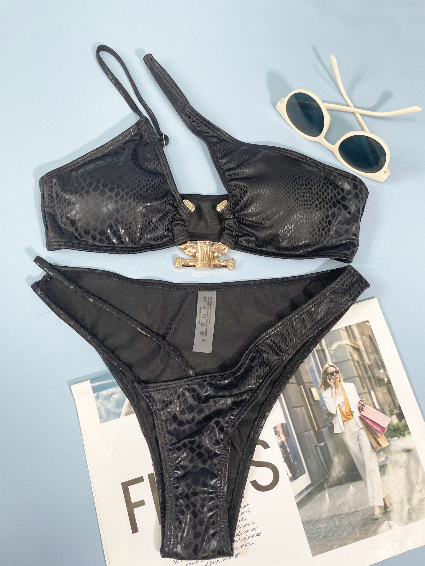 Sculpted Cut-Out Bikini Set