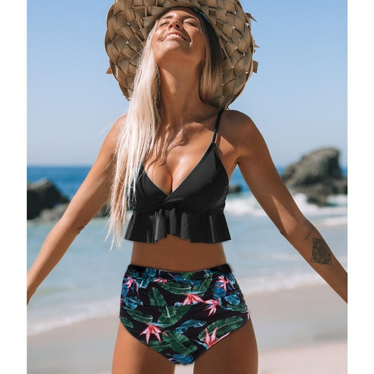 Island Bloom High-Waist Bikini
