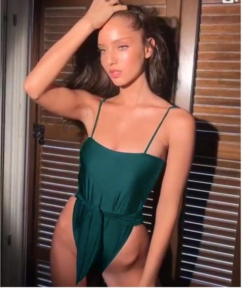 Midnight Mirage Cutout One-Piece