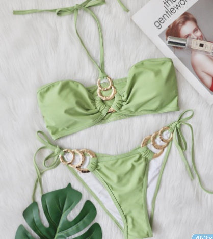Golden Tide Luxe Bikini